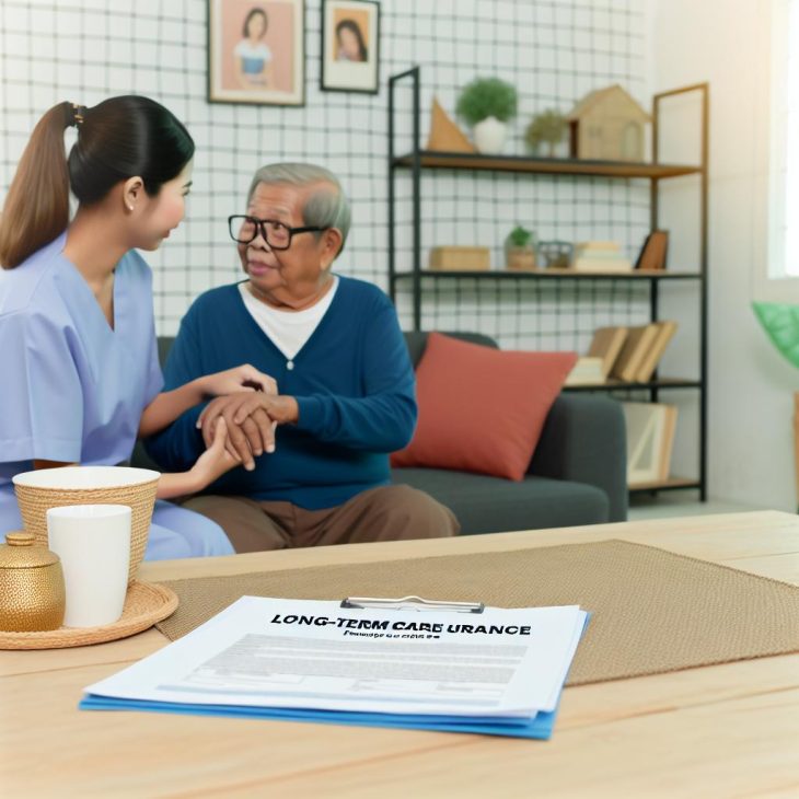 How long-term care insurance covers in-home care.