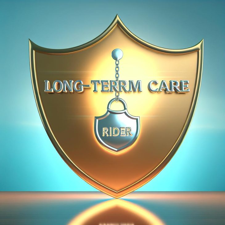 What is a long-term care insurance rider?