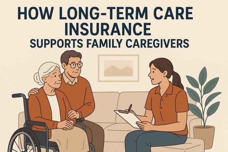 How long-term care insurance supports family caregivers.