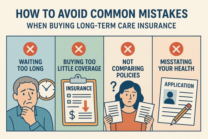 How to avoid common mistakes when buying long-term care insurance.