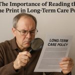 The importance of reading the fine print in long-term care policies.