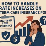 How to handle rate increases on long-term care insurance policies.