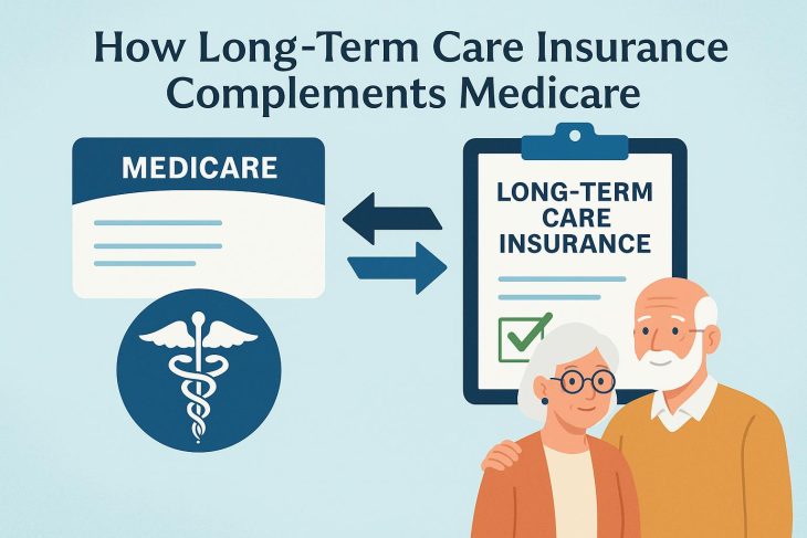 How long-term care insurance complements Medicare.