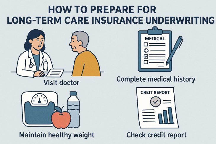 How to prepare for long-term care insurance underwriting.