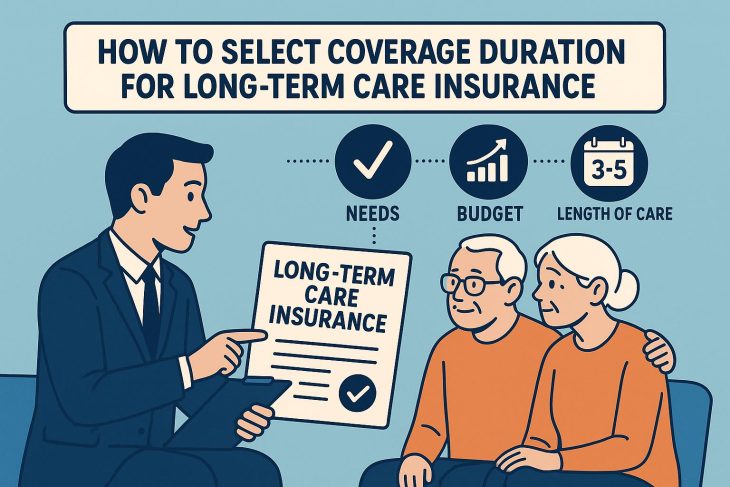 How to select coverage duration for long-term care insurance.