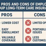 The pros and cons of employer group long-term care insurance.